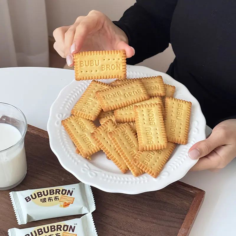 Kjeks med høy protein DHA eggostsmak