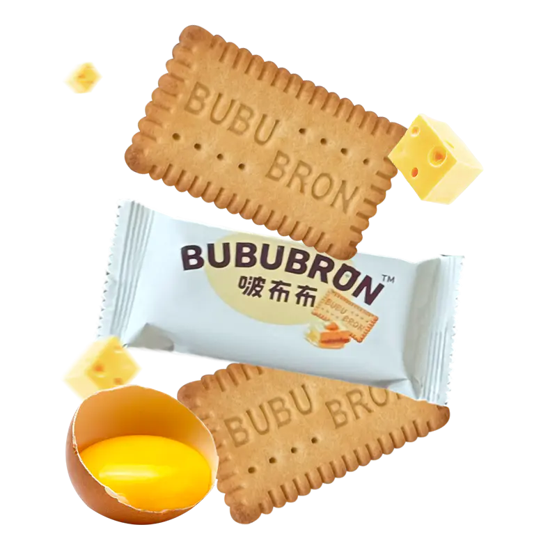 Kjeks med høy protein DHA eggostsmak
